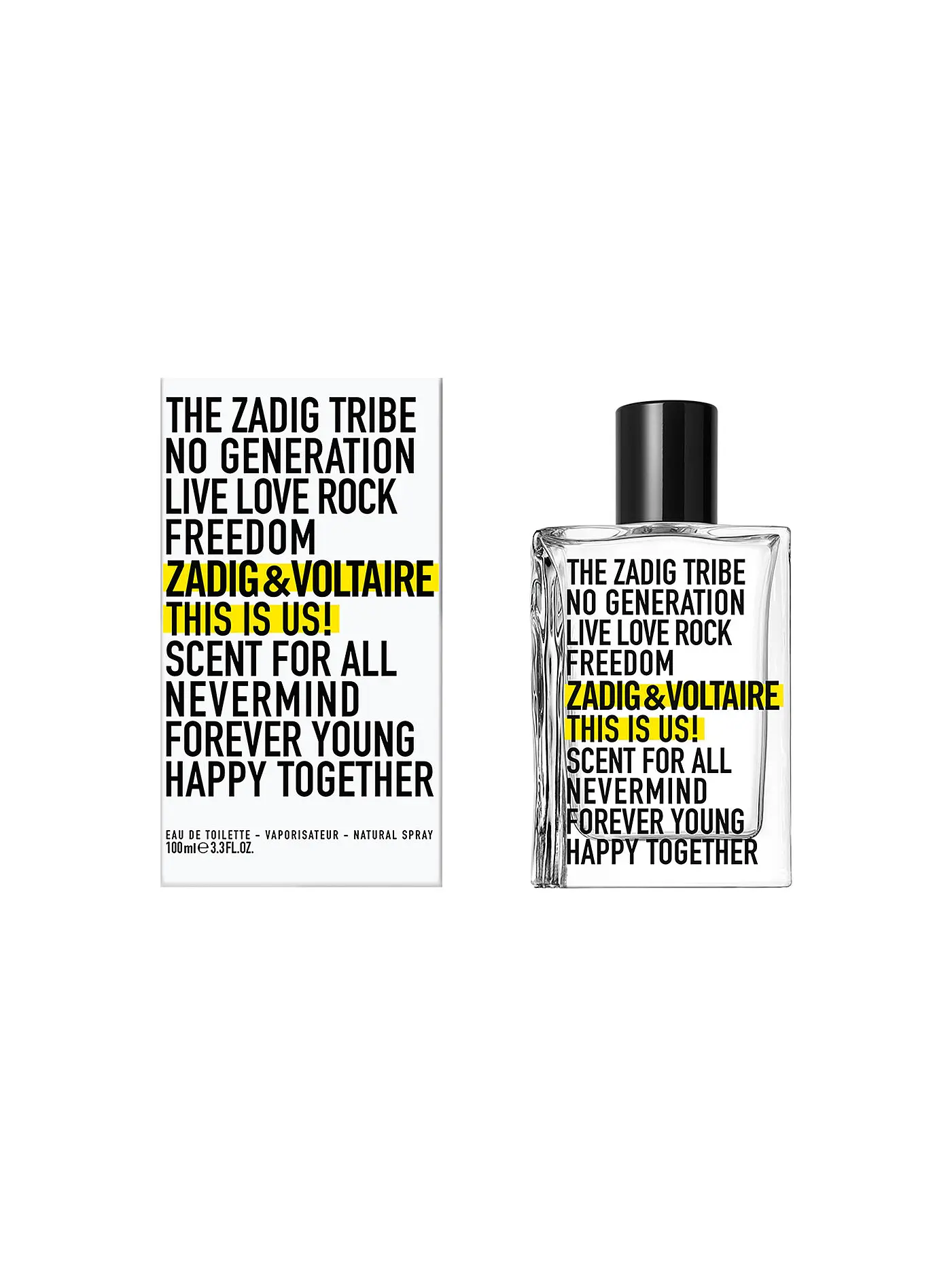 ZADIG & VOLTAIRE | THIS IS US! Eau de Toilette 100ml | 